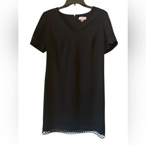 Calvin Klein Black Dress Knee Length Size‎ 8 Zip